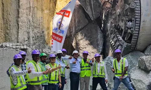 Chennai Metro Phase-2: TBM ‘Eagle’ Achieves Breakthrough At Thirumayilai Chennai Metro Phase-2: TBM ‘Eagle’ Achieves Breakthrough At Thirumayilai
