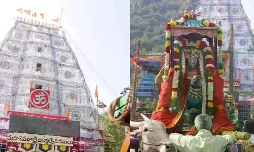 Preparations On For Maha Shivaratri At Nellore’s Moolasthaneswara Temple