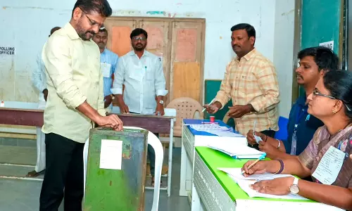 Revanth Casts Vote in Kodangal as Telangana Municipal Polls Underway
