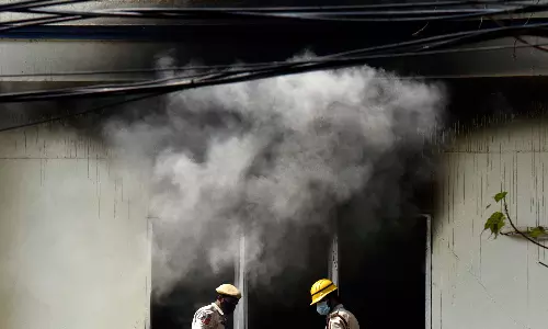 Flames in Scrap Shop; No Major Loss or Injuries Reported