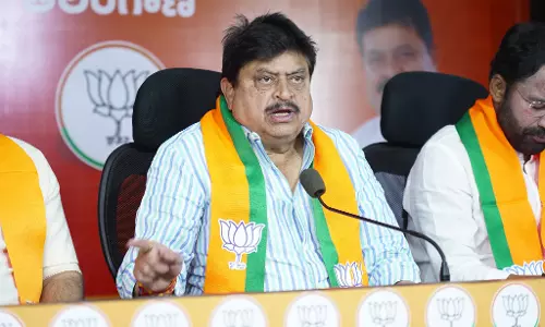Municipal Polls – Cong’s Intimidation Will Fail, BJP Set to Show Its Strength: Ramchander Rao Municipal Polls – Cong’s Intimidation Will Fail, BJP Set to Show Its Strength: Ramchander Rao
