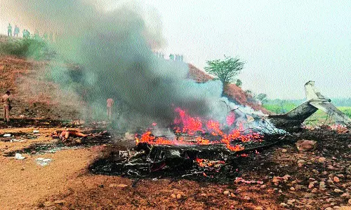 4-Member DGCA Team Visits Ajit Pawar Plane Crash Site in Baramati