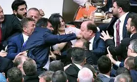 Brawl Erupts In Turkey’s Parliament Over Justice Minister Appointment