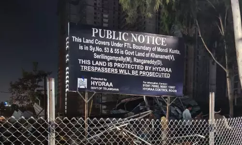 HYDRAA Remove Encroachments in Madhapur, Protect Govt Land, Lake Land Worth ₹2,200 Cr