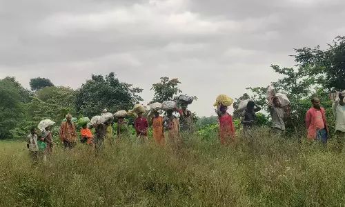 Adivasi Continue Struggle For Securing Tribal Status For Their Villages In AP Adivasi Continue Struggle For Securing Tribal Status For Their Villages In AP