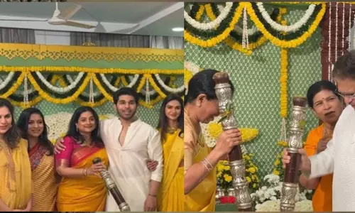 Allu Sirishs Pre-Wedding Festivities Kick Off