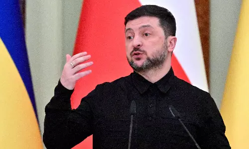 Zelensky Blasts Olympics Ban For Ukrainian Athlete Over Memorial Helmet Zelensky Blasts Olympics Ban For Ukrainian Athlete Over Memorial Helmet
