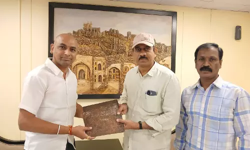 Families Ask ASI Official to Decipher Copper Plate Inscriptions