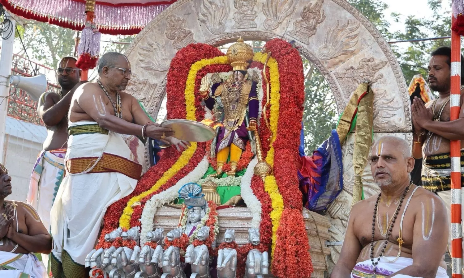 Surya Prabha, Kalpavriksha Vahana Sevas Enthral Devotees