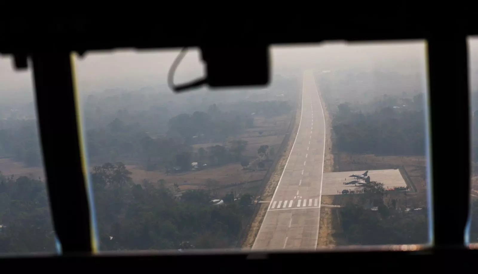 Modi Makes Historic Landing On Highway-cum-runway ELF In Assam Modi Makes Historic Landing On Highway-cum-runway ELF In Assam