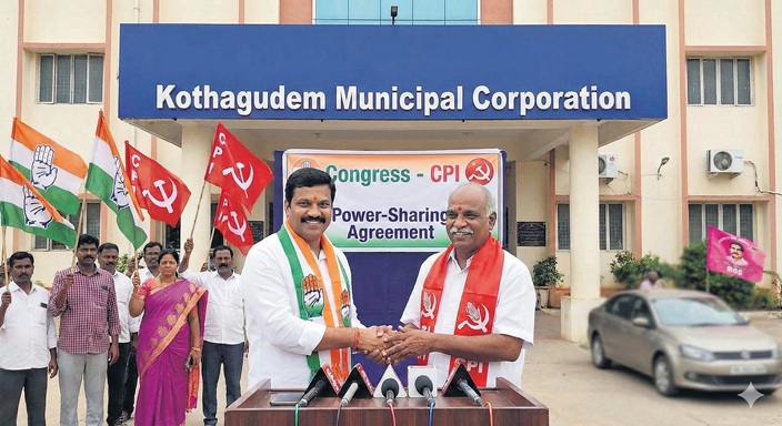 In an attempt to prevent the Congress from gaining control, BRS Working President K.T. Rama Rao (KTR) had reportedly extended unconditional support from the party’s eight corporators to the CPI