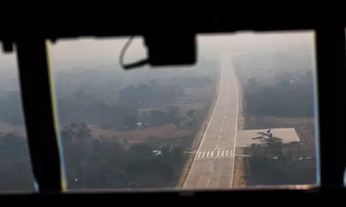 Modi Makes Historic Landing On Highway-cum-runway ELF In Assam