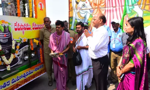 For First Time, Shivaratri Jatara Shifted To Bheemeswara Temple Amid Rs 150-Crore Expansion In Vemulawada For First Time, Shivaratri Jatara Shifted To Bheemeswara Temple Amid Rs 150-Crore Expansion In Vemulawada