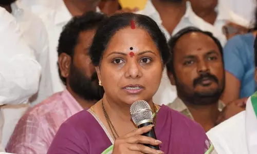 Kavitha Says BJP-BRS Alliance May Be in The Offing Kavitha Says BJP-BRS Alliance May Be in The Offing
