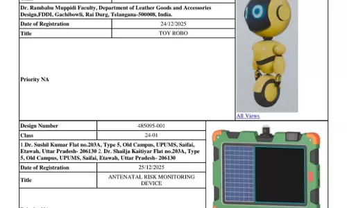 FDDI Faculty Dr. Muppidi Rambabu Secures Two New Patents; Tally Reaches 26
