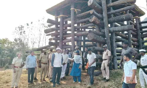 Parvathipuram Manyam Dist Collector Inspects Guchimi Elephant Rescue Centre