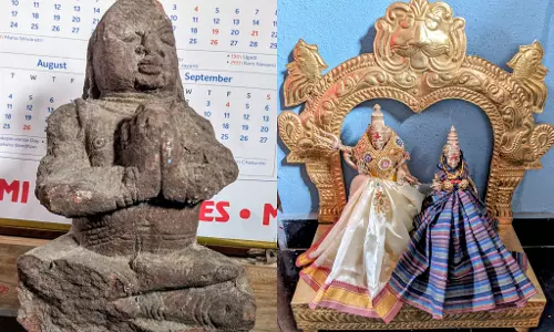 Two Ancient Idols Unearthed at Shiva Temple in Undi