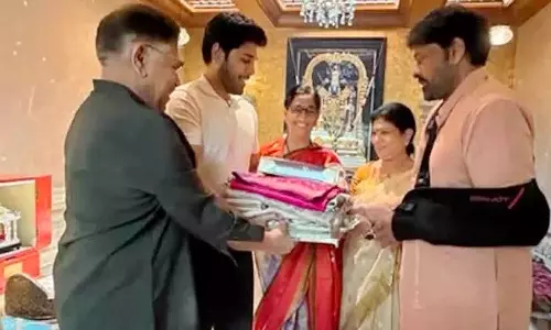 Allu Sirish Invites Chiranjeevi for Wedding, Shares Heartfelt Moments