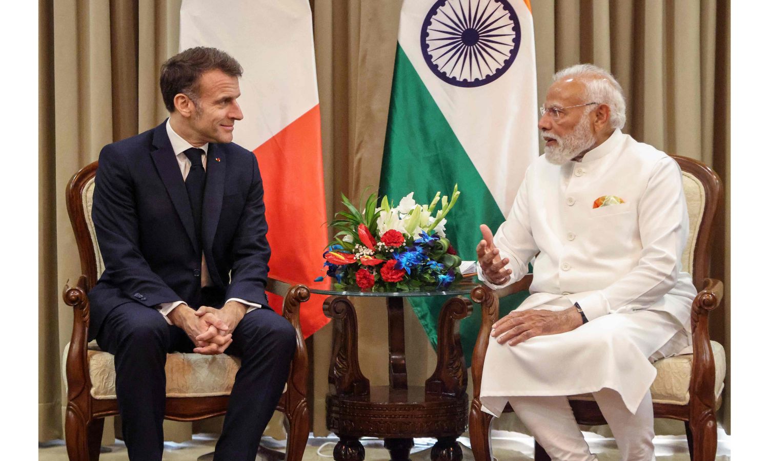 Modi, Macron Hold Talks to Deepen India-France Ties