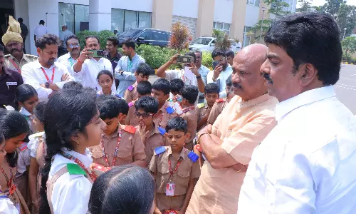 Andhra Pradesh Assembly Buzzing With Students Watching Its Proceedings