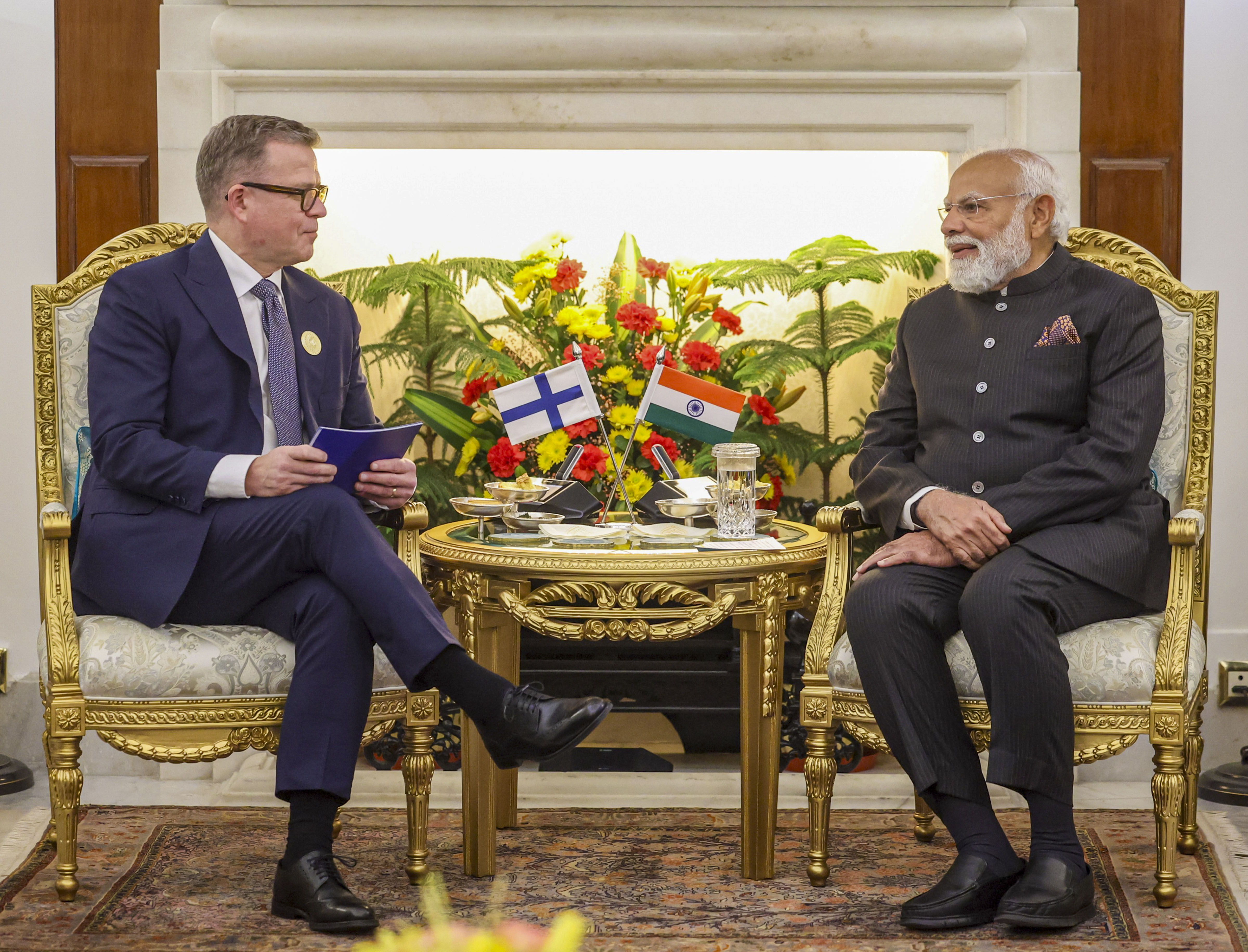 Modi Meets Spain Prez, Finland PM; Praises India-EU Trade Deal