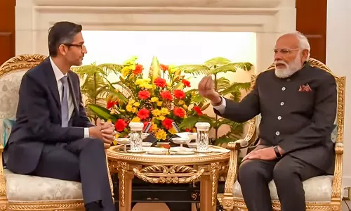 Google CEO Sundar Pichai Meets PM Narendra Modi Google CEO Sundar Pichai Meets PM Narendra Modi