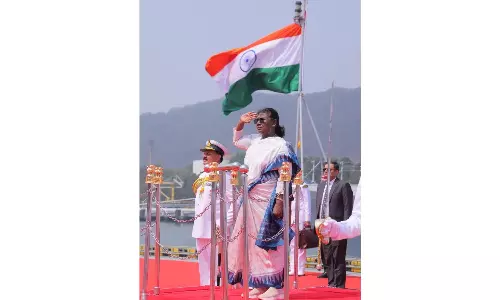Indian Navy Vigilant in Safeguarding Countrys Maritime Interests: Murmu
