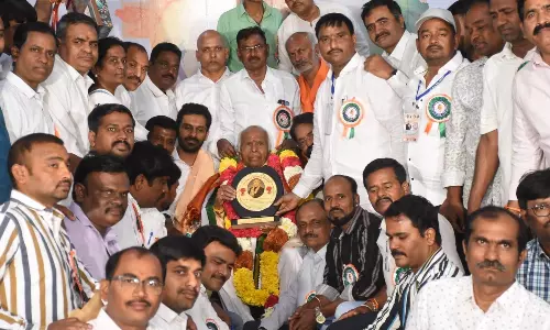 Dr Sanjeeva Reddy Re-elected as INTUC AP–TS President on His Birthday Dr Sanjeeva Reddy Re-elected as INTUC AP–TS President on His Birthday