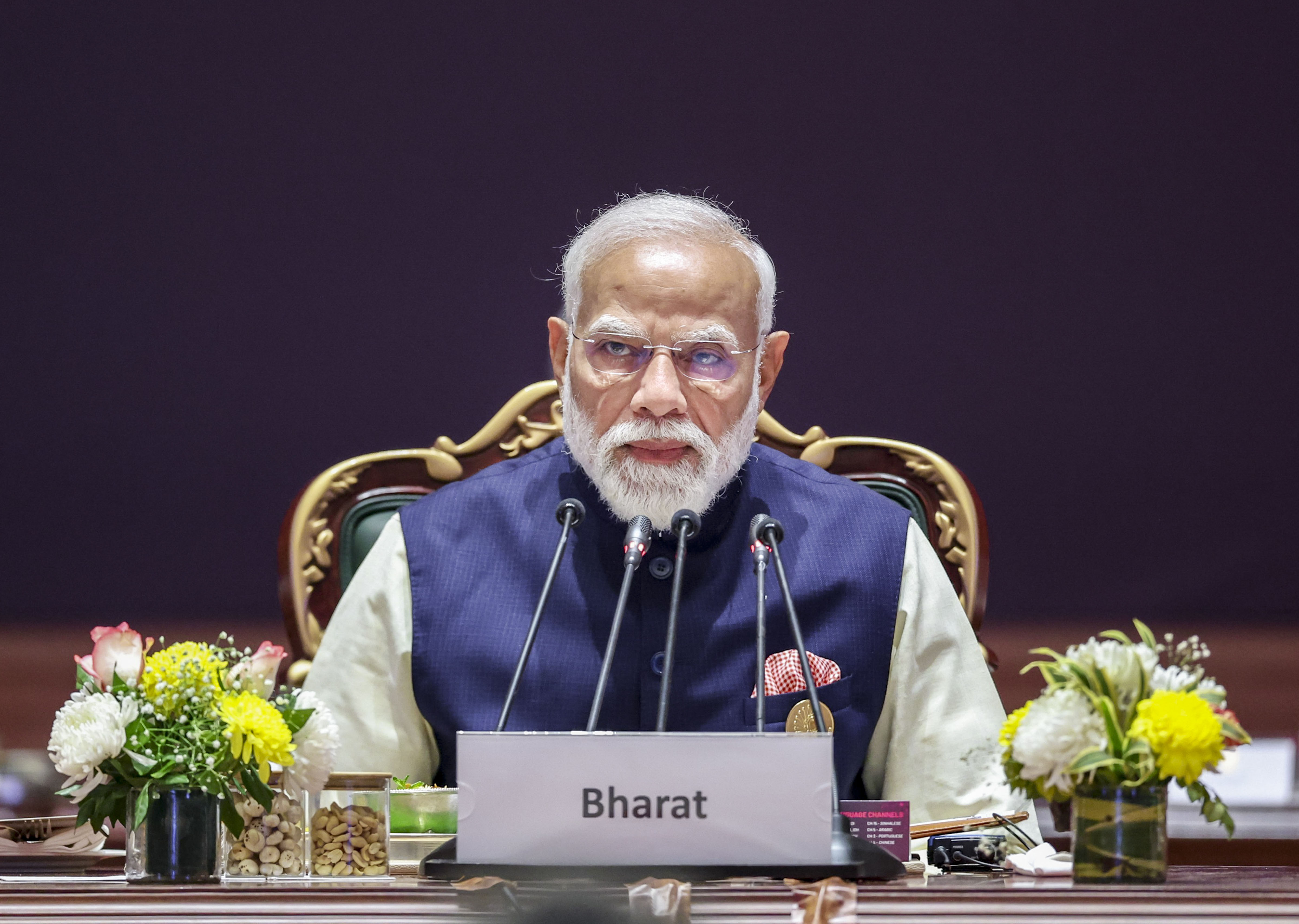 PM Modi Unveils MANAV Vision for AI, Pitches for Human Control of Technology