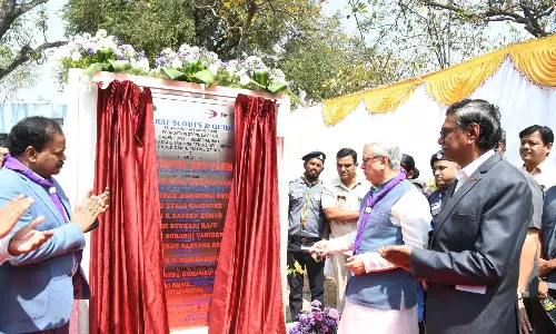 Governor Lays the Foundation Stone for Training Hall at BSG Society