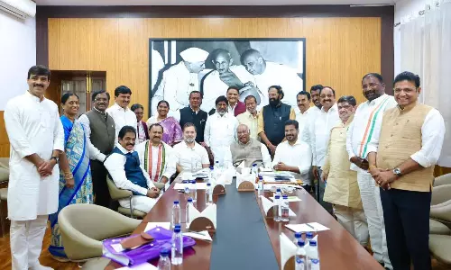 Congress’s Vote Share is Up, Revanth Tells AICC Congress’s Vote Share is Up, Revanth Tells AICC