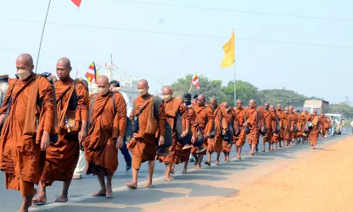 Monks’ Yatra to End on March 2 at Buddhavanam