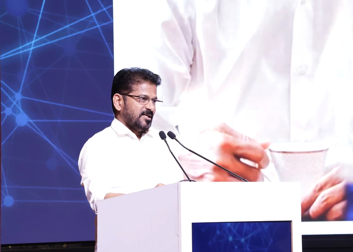 CM Revanth Reddy Courts Global Tech Leaders, Investors at US Ambassador’s Delhi Reception