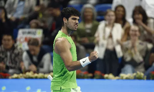 Alcaraz Fights Back to Book Last Four Berth in Qatar, Sinner Stunned Alcaraz Fights Back to Book Last Four Berth in Qatar, Sinner Stunned