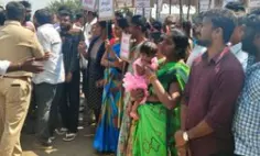 Tension Prevails at Bharathi Cements in Kadapa