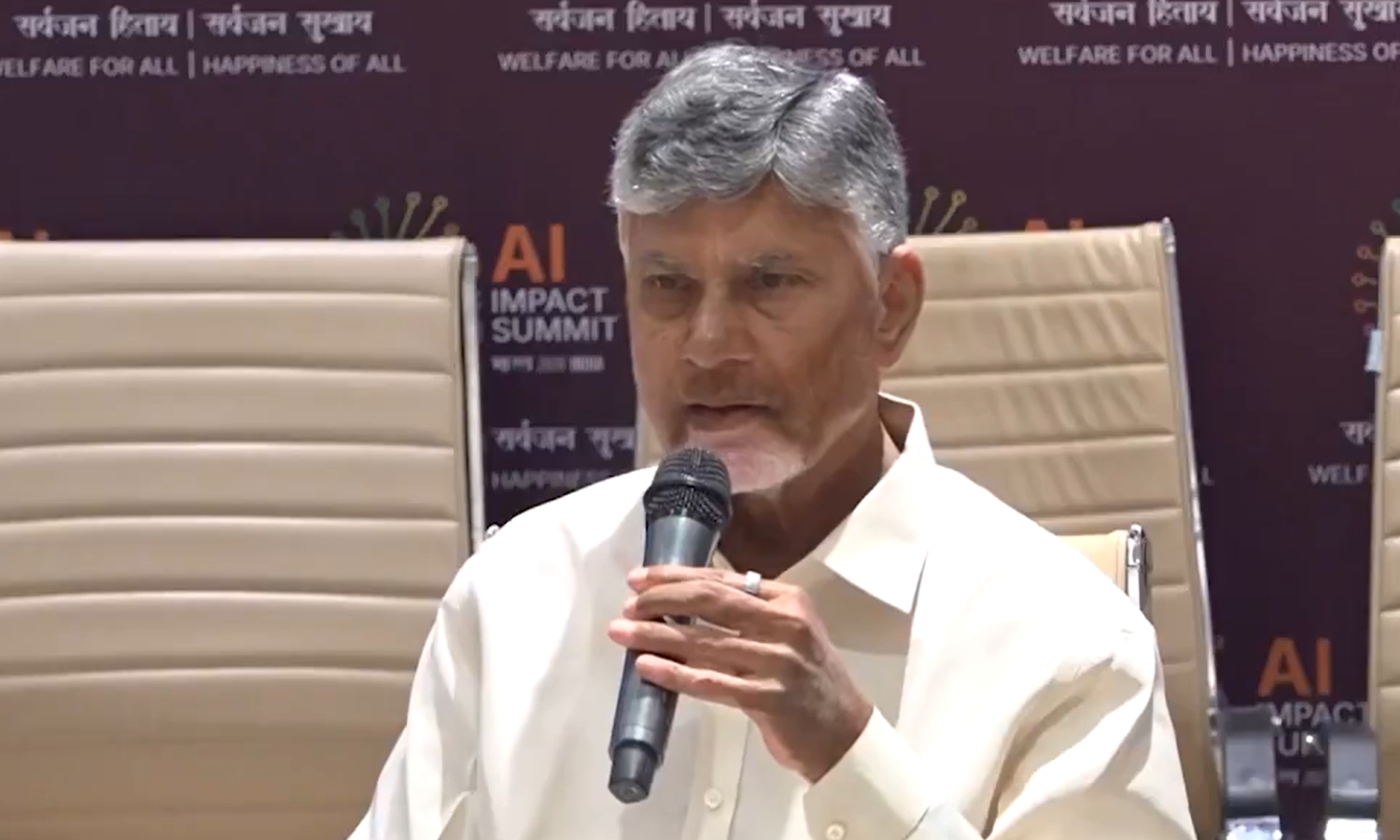 CM Pats AP Students For Global AI Summit feat