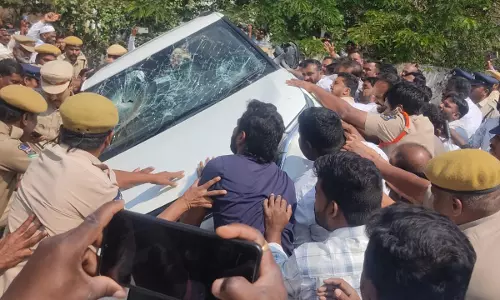 Congress Leader Held Driving Car Towards BJP MLA Camp Office