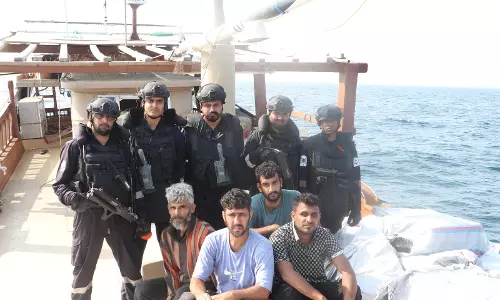 Four Iranian Crew Caught With Rs 5 Cr Foreign Cigarettes Off Gujarat Coast