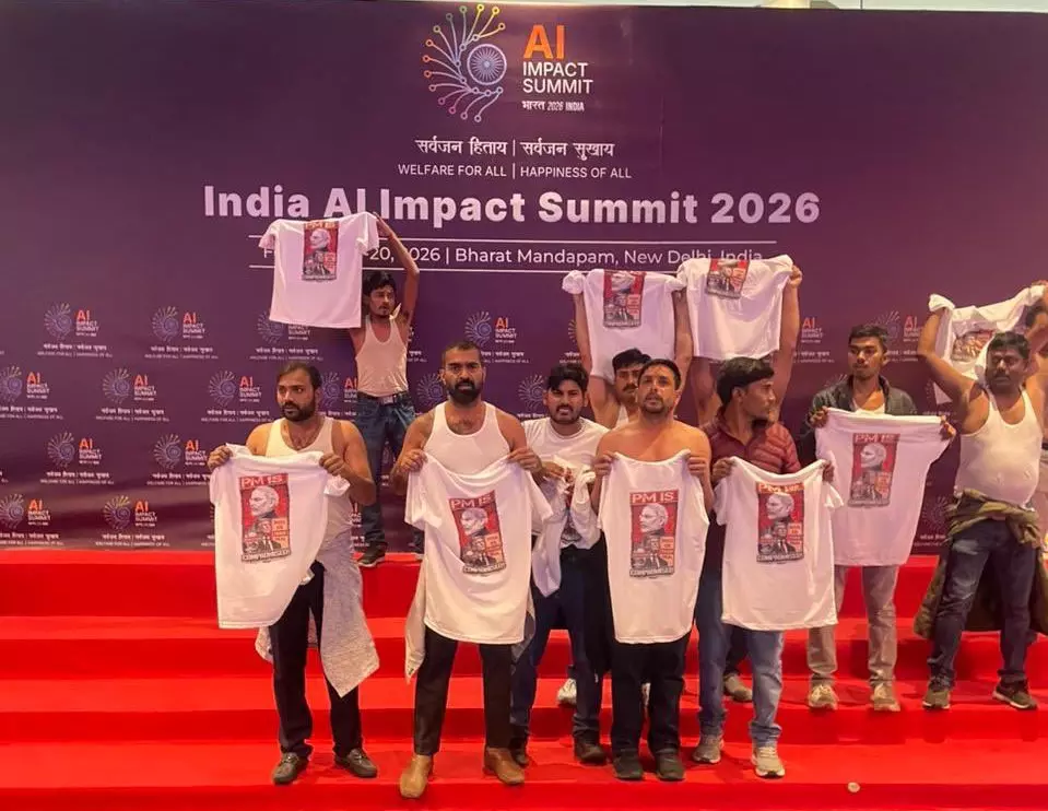‘Shirtless Protest’ at AI Summit: Delhi Police Nabs 3 IYC Workers in Gwalior, Total Arrests 7 ‘Shirtless Protest’ at AI Summit: Delhi Police Nabs 3 IYC Workers in Gwalior, Total Arrests 7