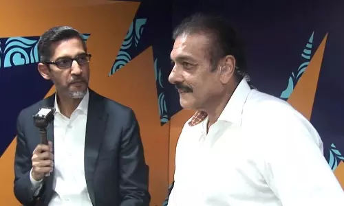 Sundar Pichai Joins T20 WC Commentary With Ravi Shastri
