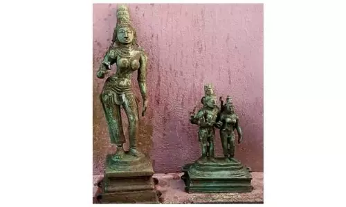 Tamil Nadu: Three Metal Idols Unearthed Near Vedaranyam