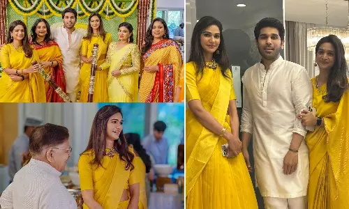 Allu Sirish and Nayanika Reddy to Tie the Knot: Sneha Reddy Shares Pasupu Muhurtam Pics