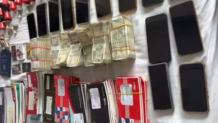 Hyderabad Police Dismantles Pan-India Cyber Fraud Syndicate, 104 Held Hyderabad Police Dismantles Pan-India Cyber Fraud Syndicate, 104 Held