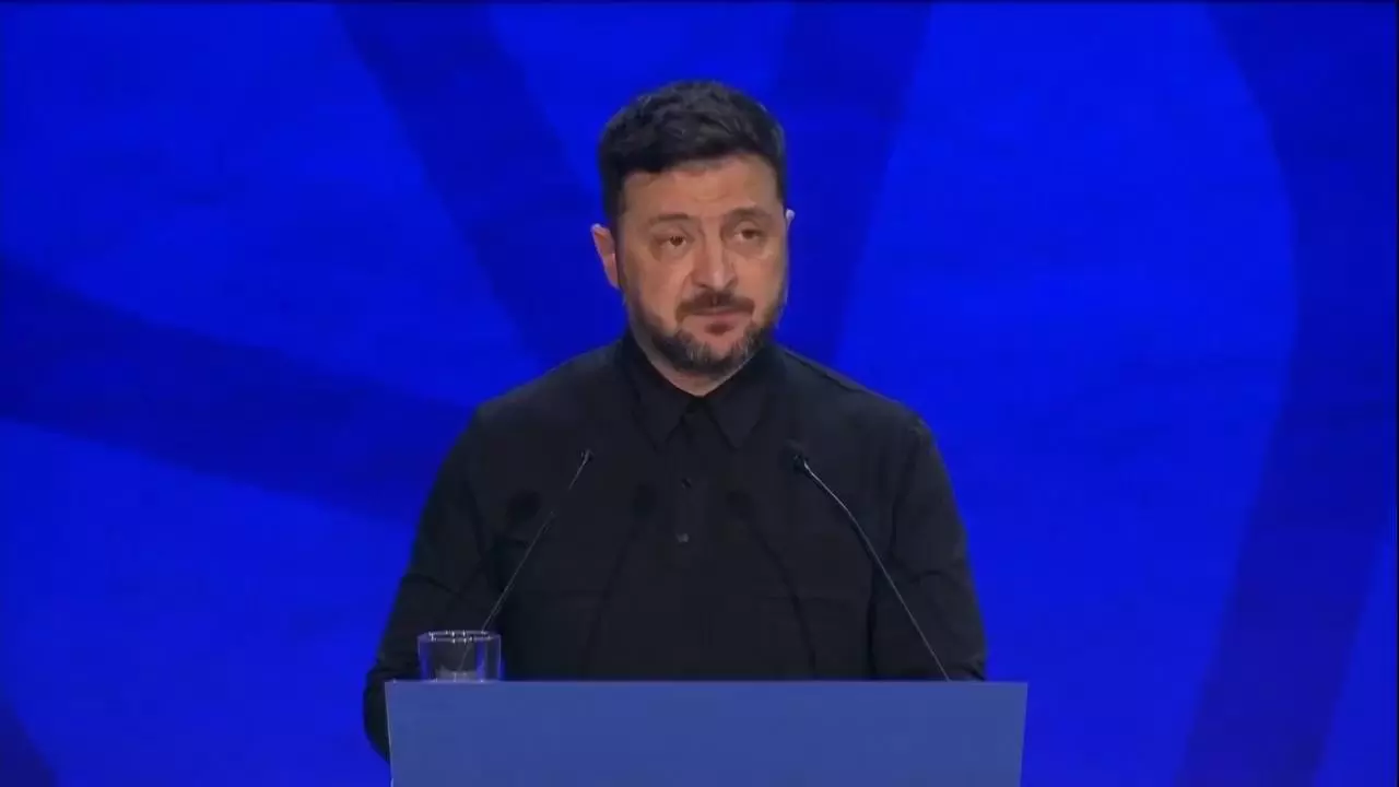 Zelenskiy Marks War Anniversary Vowing To Flight On Zelenskiy Marks War Anniversary Vowing To Flight On