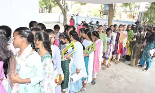 Telangana Intermediate Examinations Begin Telangana Intermediate Examinations Begin