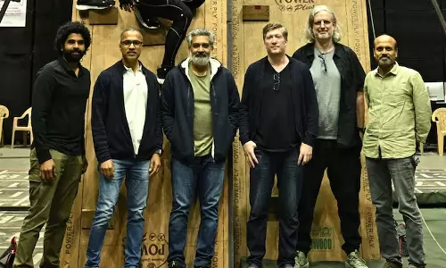 S S Rajamouli Shoots Key Sequences at Annapurna Studios