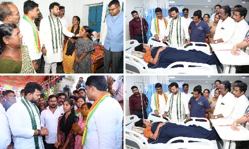 Ram Mohan Promises Aid to Families Hit By Diarrhoea Ram Mohan Promises Aid to Families Hit By Diarrhoea