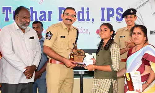 Dhairya Sparsha Programme Held for 700 Students in Palasamudram