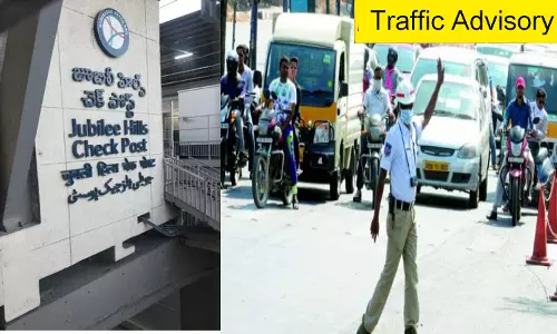 Traffic Diversions At Banjara Hills For H-CITI Works: Check Alternate Routes Traffic Diversions At Banjara Hills For H-CITI Works: Check Alternate Routes