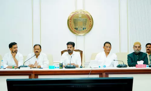 CM Revanth Reddy Distributes Ex Gratia to Madina Bus Tragedy Victims’ Families